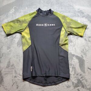 Aqua Lung Sung Protection Galaxy UV Solar Protection 50 Short Sleeve Shirt Yth M